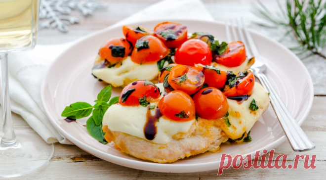 Для встречи нового года: куриное филе «Капрезе» — Вкусные рецепты