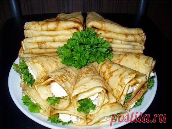 Кулинарные Рецепты и Новости: 15 самых вкусных начинок для блинчиков