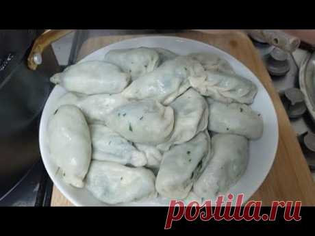 Собрали КРАПИВУ, приготовила ПЕЛЬМЕНИ(курзе) ,DUMPLINGS with NETTLE