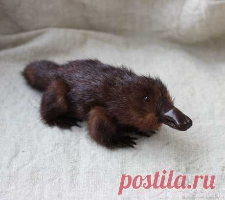 Купить Игрушка из меха норки. Утконос в интернет магазине на Ярмарке Мастеров Купить или заказать Игрушка из меха норки. Утконос в интернет магазине на Ярмарке Мастеров. С доставкой по России и СНГ. Материалы: натуральный мех, натуральный мех&hellip;. Размер: длина около 20 см