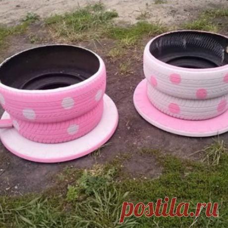 Вторая жизнь автомобильных покрышек