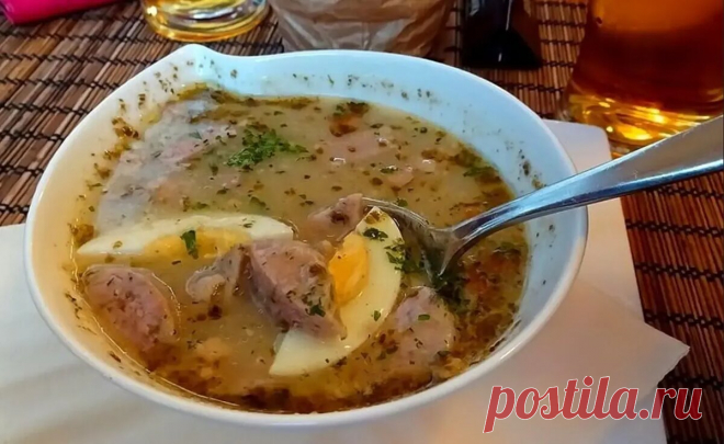 Главный суп белорусской кухни журек — густой, без картофеля | Хибины | Дзен