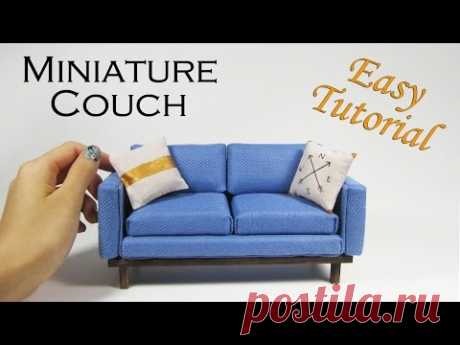 DIY Miniature Couch