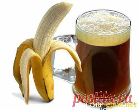 Целебный квас Болотова из банановых шкурок