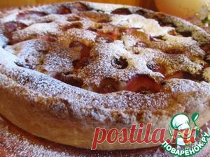 Страсбургский песочный пирог с клубникой - кулинарный рецепт