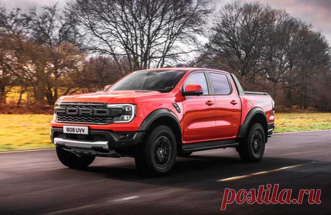 Ford Ranger Raptor 2023: салон, характеристики, цена, видео