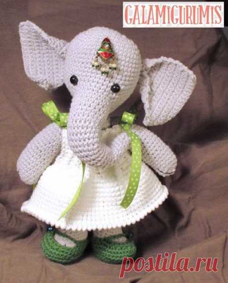 Galamigurumis La Infanta Elefanta: Patrón de Amigurumi - Galamigurumis