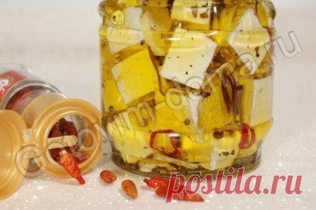 Рецепт: Сыр маринованный