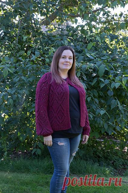 Кардиган крупной вязки Clotilde - Вяжи.ру