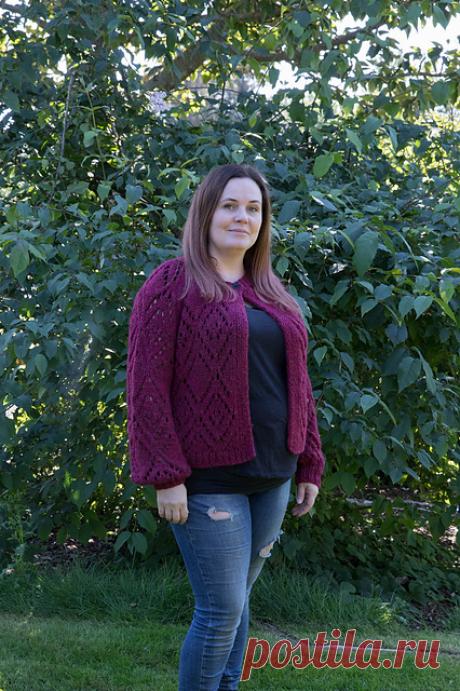Кардиган крупной вязки Clotilde - Вяжи.ру