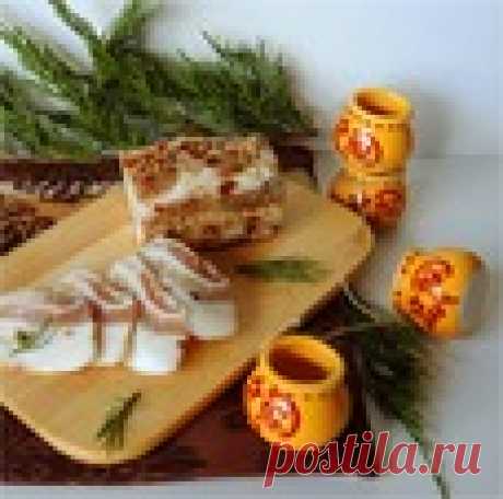 Малосольная грудинка - кулинарный рецепт