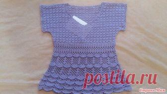 . Топ для подруги Добрый день! На улице опять солнышко! И хоть не так и тепло, но всё же уже уютнее. Поэтому возвращаюсь к летним повязалочкам))) Этот топ я связала ещё в апреле подруге.