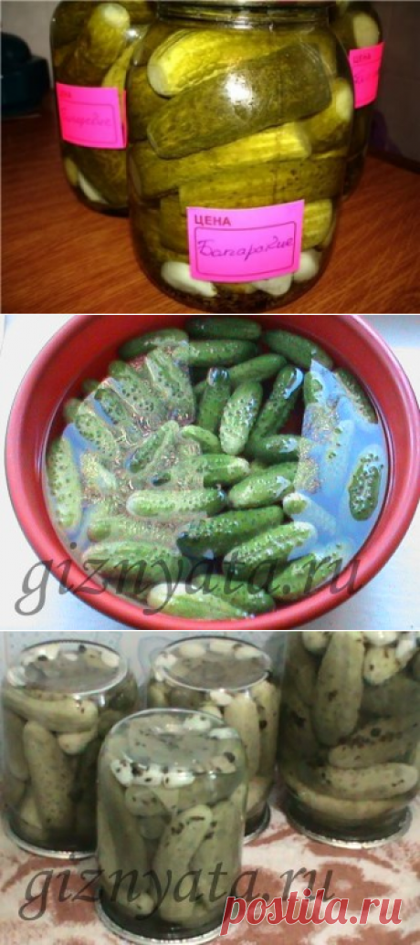 МАРИНОВАННЫЕ ОГУРЧИКИ ПО-БОЛГАРСКИ