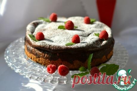 Творожный пирог &quot;Малиновые волны&quot; - кулинарный рецепт