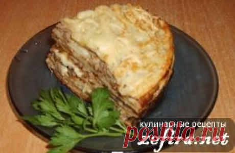 Блинник (блинчатый пирог) - домашние рецепты с фото