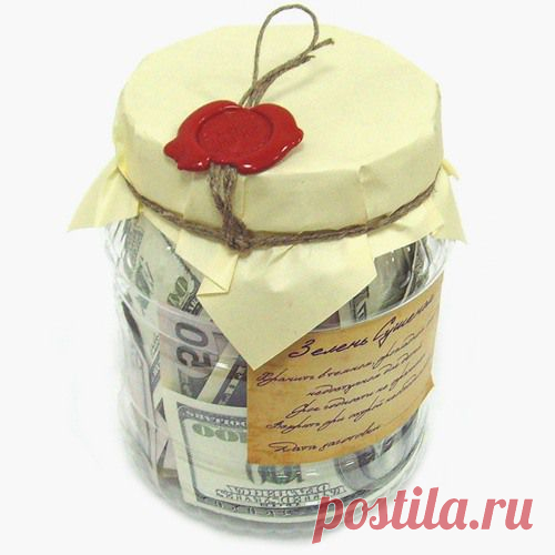 Как оформить денежный подарок