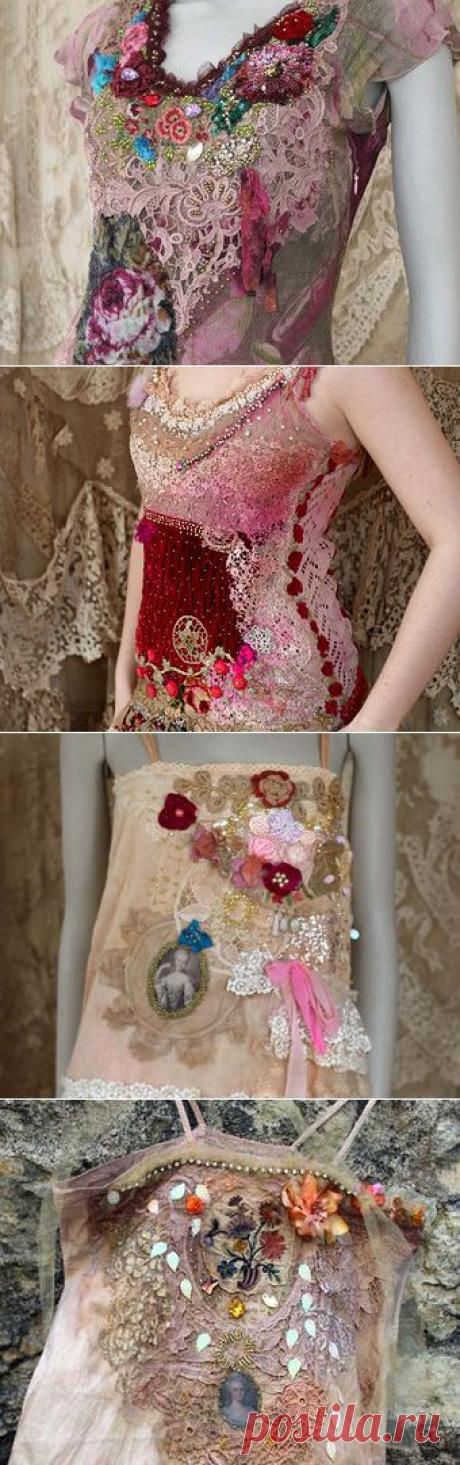 April museromantic embroidered and beaded von FleursBoheme auf Etsy