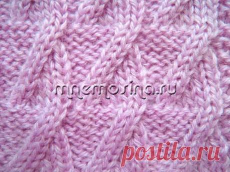 Узор для вязания спицами. Узор для вязания 51