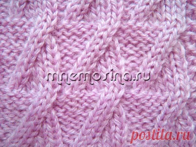 Узор для вязания спицами. Узор для вязания 51