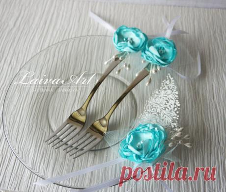 Fourchette de mariage Fourchette de mariage Set Fourchette de mariage à la menthe