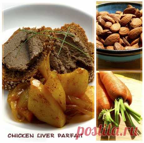 Миндальный паштет из куриной печени.