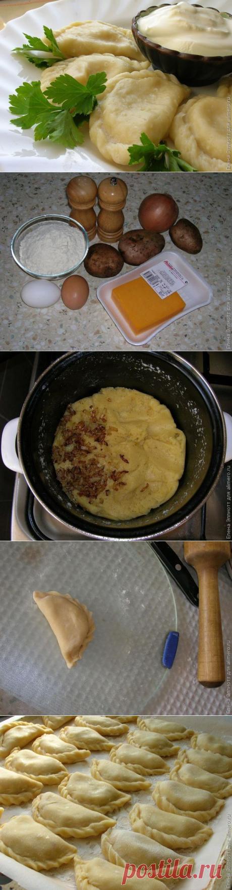 Вареники с сырно-картофельной начинкой