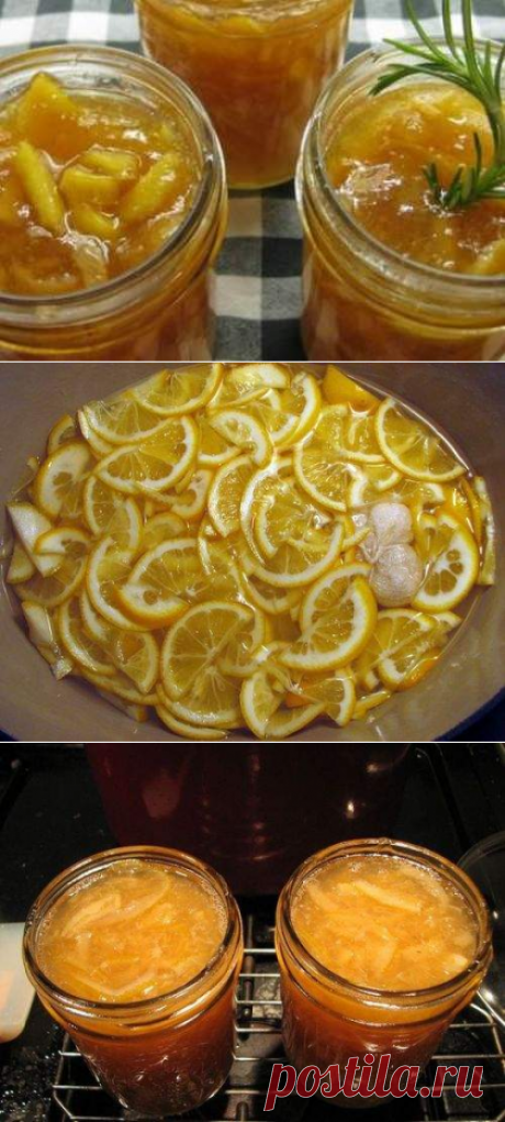 Полезное и вкусное варенье из лимонов
