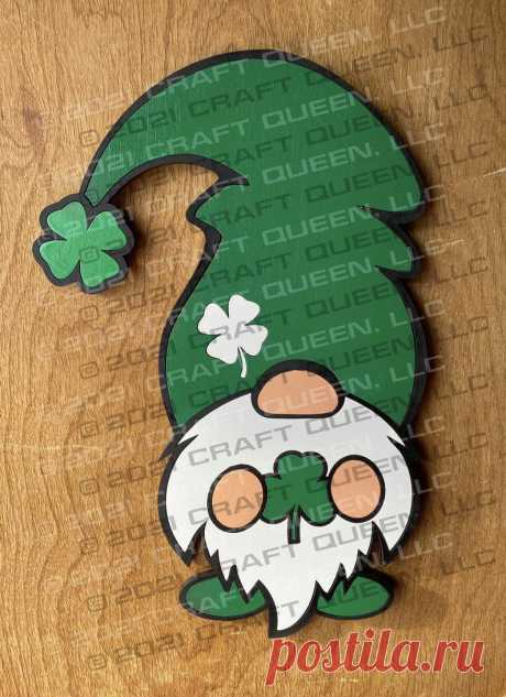 St. Patricks Day Gnome Sign | Etsy