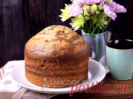 Пирог «Зебра» на сыворотке — рецепт с фото Ароматный и пышный пирог «Зебра» на сыворотке, с добавлением ароматных пряностей.