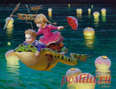 «Ожившие сказки»: философско-символические картины Виктора Низовцева