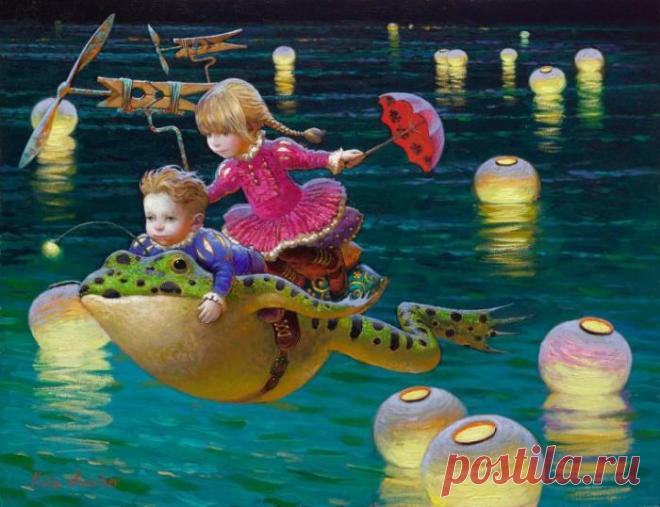 «Ожившие сказки»: философско-символические картины Виктора Низовцева