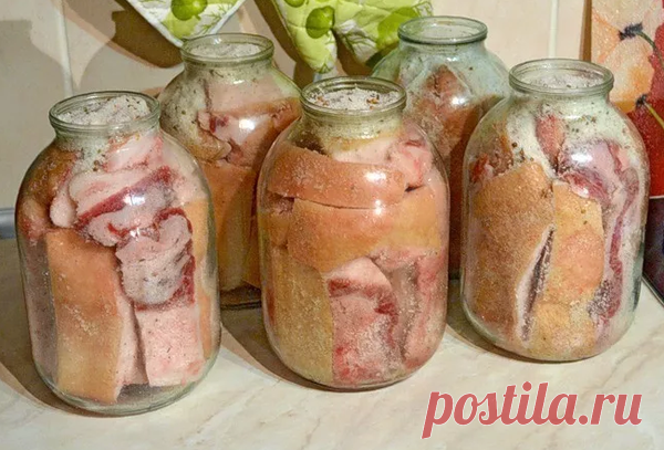 Засолка сала в банке. Продукт, тающий во рту! | вкусный блог | Яндекс Дзен
