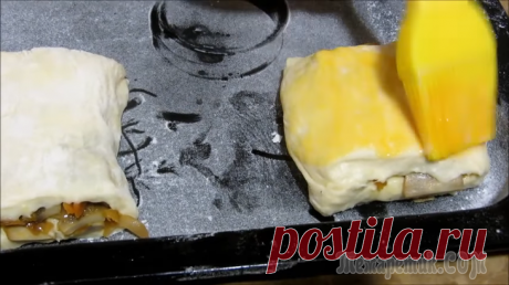 Картофельные пирожки с любимой начинкой из грибов