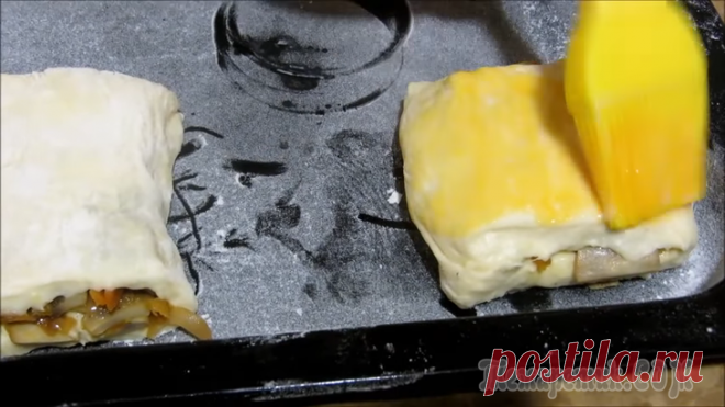 Картофельные пирожки с любимой начинкой из грибов
