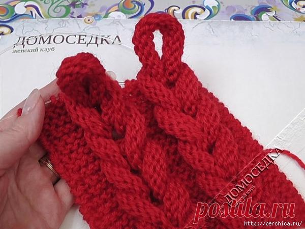 Как связать повязку на голову спицами