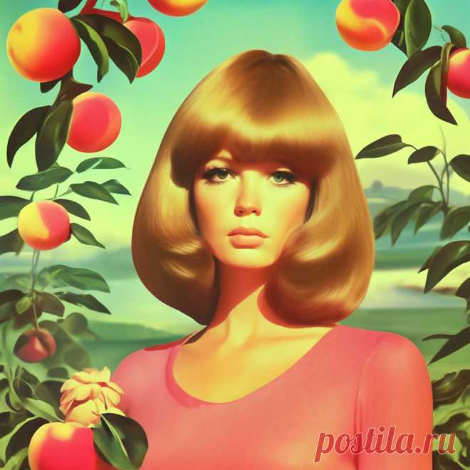 Шедеврум — приложение для генерации картинок с помощью нейросети Peach Fuzz