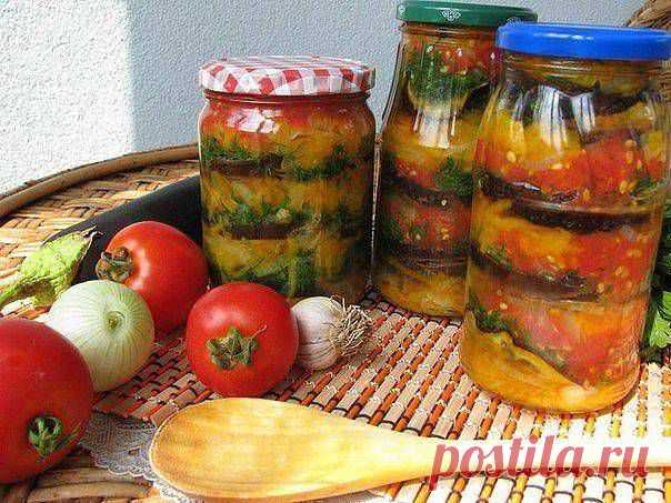 Баклажаны в медовом маринаде.