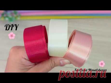 DIY 🎀 Вот так из простой ленты такие КРАСИВЫЕ Школьные (и не только)бантики/ Делаем и Продаем