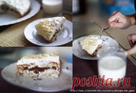 Яблочный торт со сливочным кремом