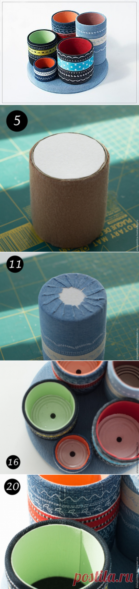 Мастерим органайзеры из консервных банок - Ярмарка Мастеров - ручная работа, handmade