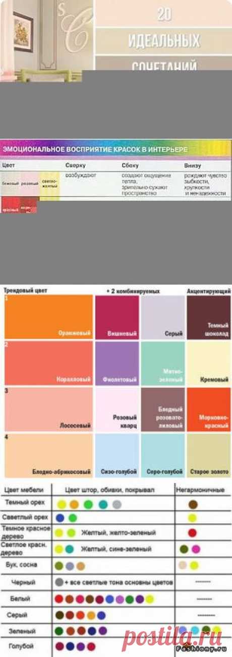 цветовые комбинации в интерьере: 18 тыс изображений найдено в Яндекс.Картинках