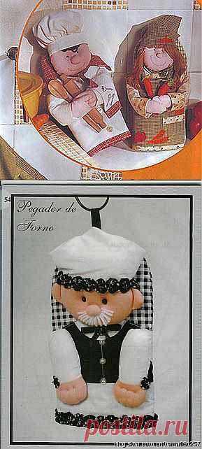 Прихватки-рукавички: мастер-классы и много идей!.