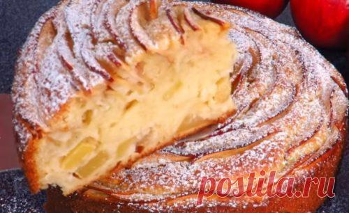 Яблочный пирог «Роза»: шикарная осенняя выпечка