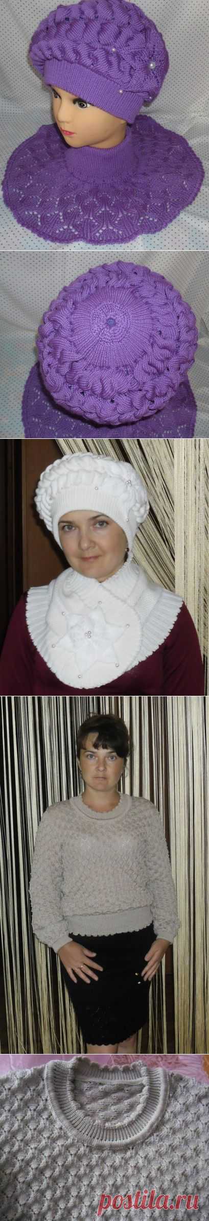 Береты от Марины Тихоновой-Терентьевой.Без описания.Вдохновляйтесь,пробуйте воплотить...