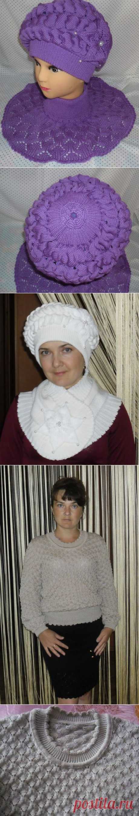 Береты от Марины Тихоновой-Терентьевой.Без описания.Вдохновляйтесь,пробуйте воплотить...