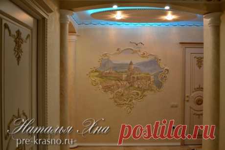 Барельефы, роспись стен - Наталья Хна