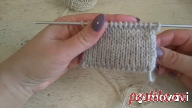 Плавный переход от патентной резинки на лицевую гладь Всем доброго дня. Сегодня я покажу вам как плавно перейти с патентной резинки на лицевую гладь. Надеюсь этот способ пригодится и вам. Приятного просмотра.