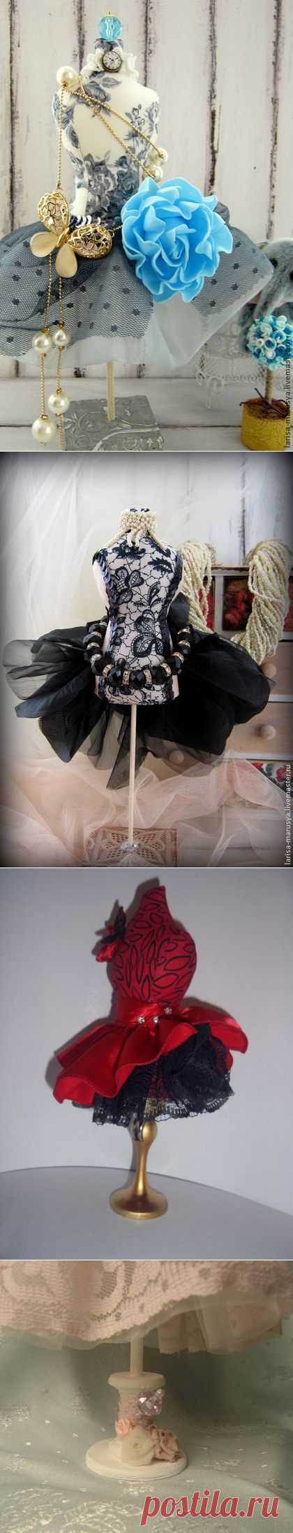 Шьем мини-манекен на подставке - Ярмарка Мастеров - ручная работа, handmade