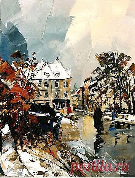 Канадский художник Albini Leblanc. Миниатюры мастихином | Usenkomaxim.ru