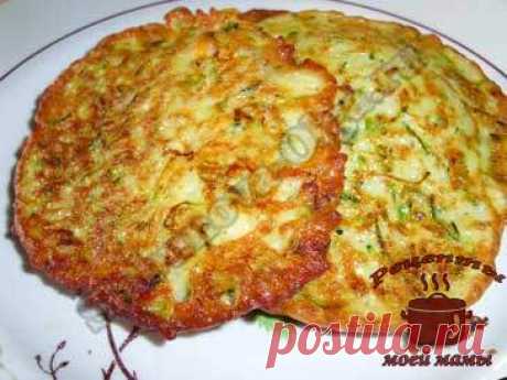 Оладьи из кабачков, моркови и овсяных хлопьев